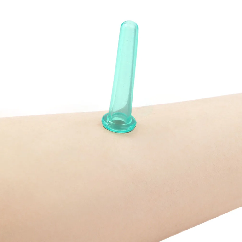 6 шт наборов глаз всего тела силиконовые вакуумные чашки для похудения Массаж