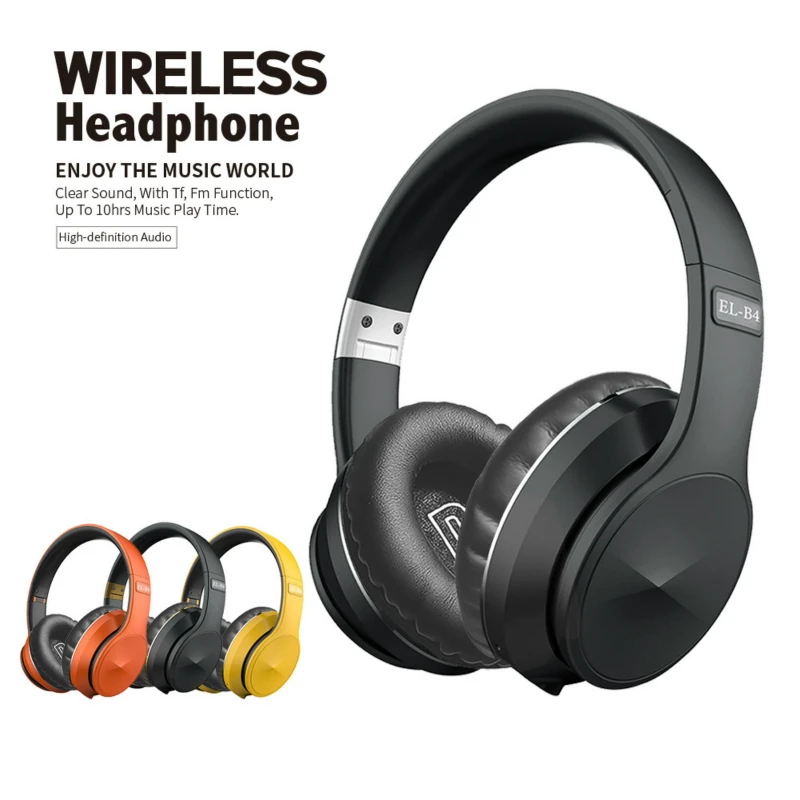 Новые беспроводные наушники Bluetooth гарнитура складная стерео Спортивная игровая