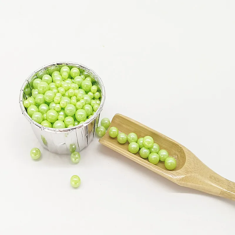 15 г съедобные зеленые бусины жемчуг сахарный шар помадка выпечка торта сделай