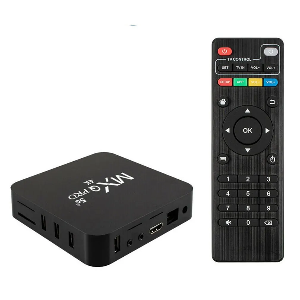 

2020 TV BOX 5g Network Set-top Box High Definition Player Smart TV Box WiFi Media Player Set Top Box Android Smart TV Box