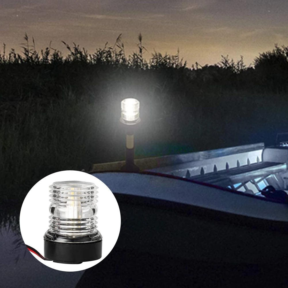 

Waterproof Marine Boat Yacht Light Navigation Anchor Light 360 Degree All Round Boat Light 12V LED Navigation Light Signal Lamp