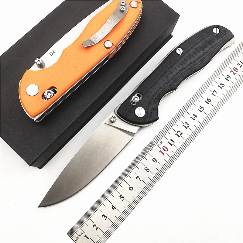 Качество табаган D2 лезвие оси системы G10 ручка Открытый Отдых на природе