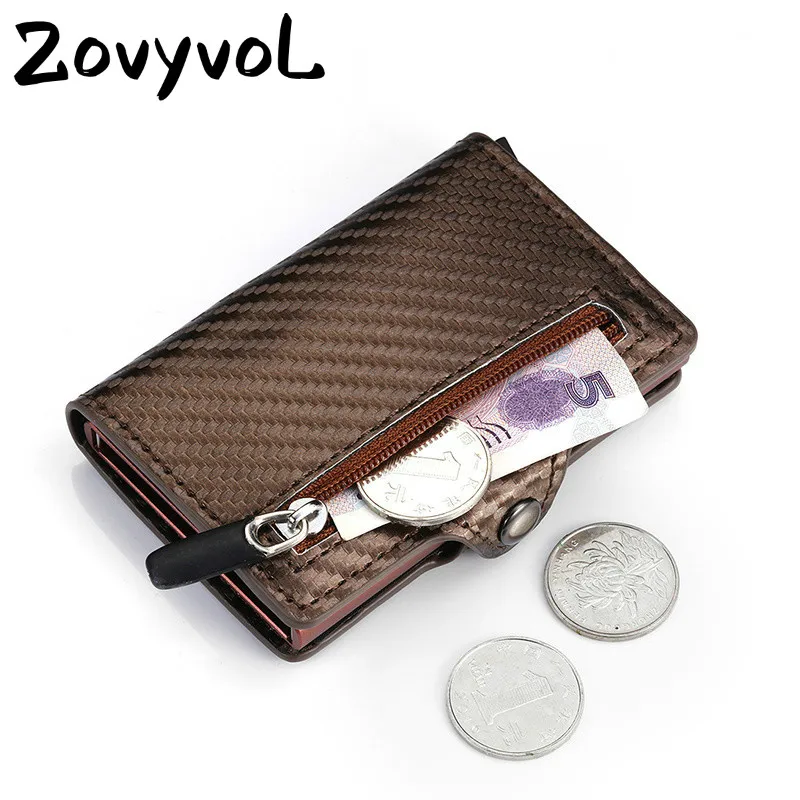 ZOVYVOL высокое качество карбоновый держатель для карт новинка мужской кошелек