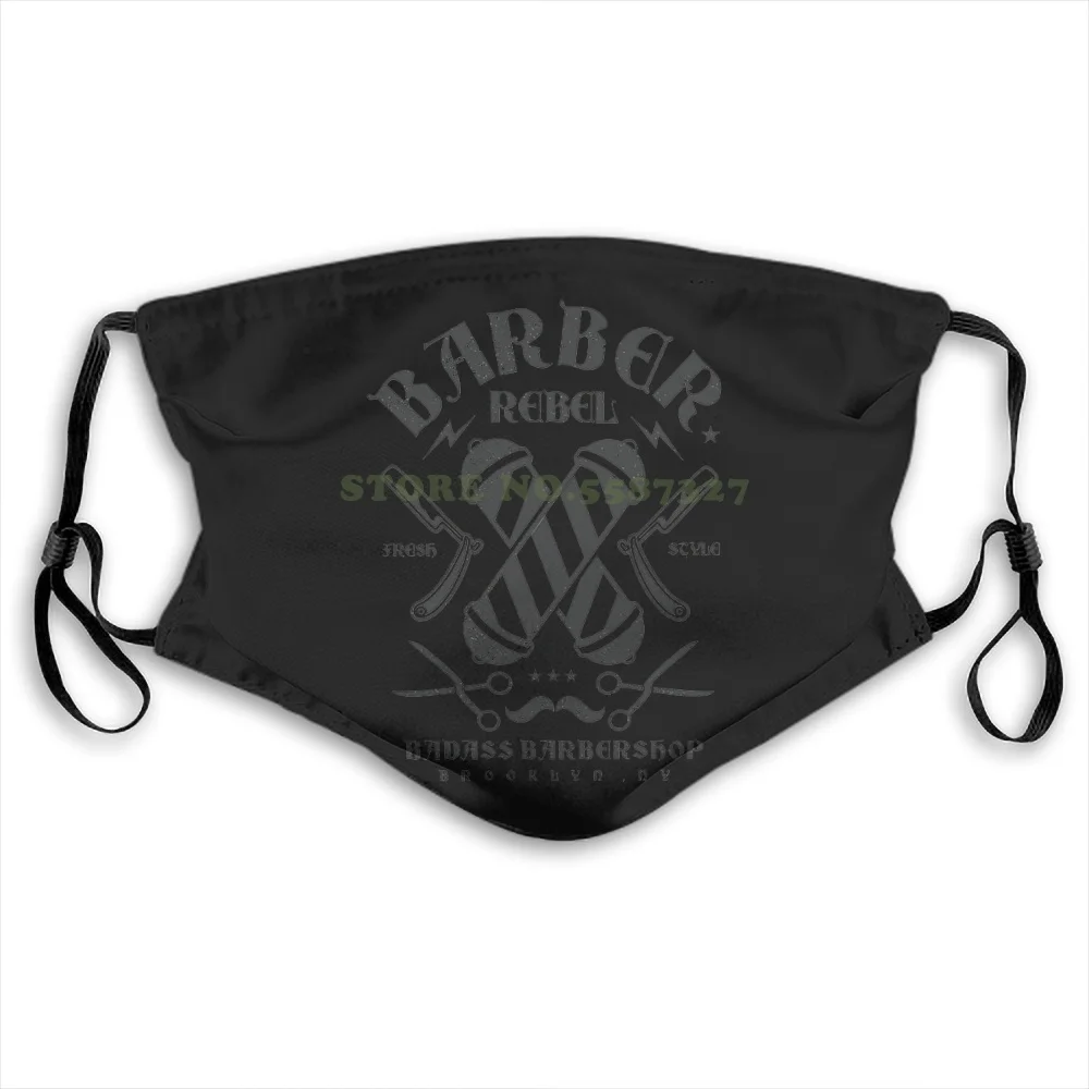 

Exclusive Rebel Barbershop Design ( Sb995 ) Fashion Funny Reusable Masks