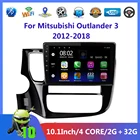 Автомагнитола 2 din, 10,1 дюйма, Android 10, для Mitsubishi Outlander 3 GF0W GG0W 2012-2018, мультимедийный видеоплеер, головное устройство с GPS, стерео