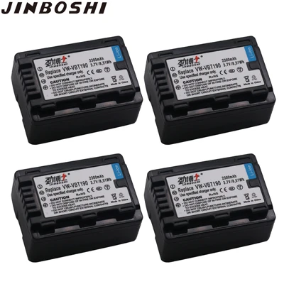 4X Battery 4X VW-VBT190 VW VBT190 Батарея для цифрового фотоаппарата Panasonic HC-V270, HC-V380, HC-V510, HC-V520, HC-V550, HC-V700, HC-V110, HC-V130, HC-V160 - Цвет: 4X Battery