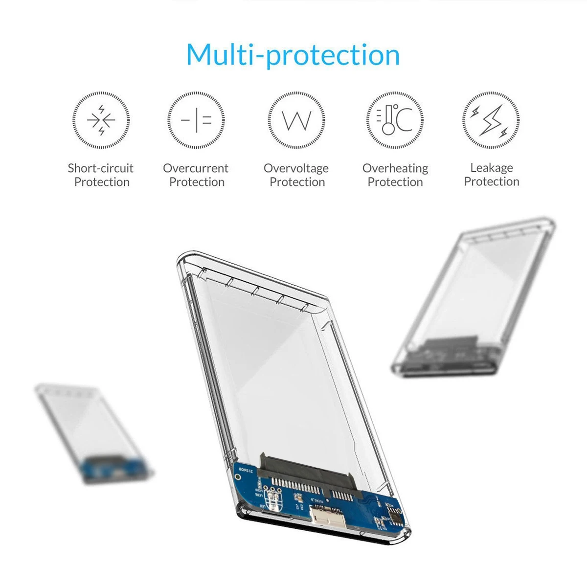 Корпус для внешнего жесткого диска SOONHUA 2 5 дюйма USB 3 0 SATA3 Гбит/с | Электроника