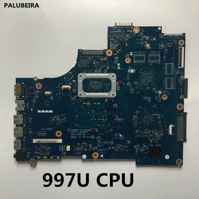 Материнская плата для ноутбука Dell 3521 5521 CN-0YN8TC 0YN8TC YN8TC LA-9104P 997 процессор 100%