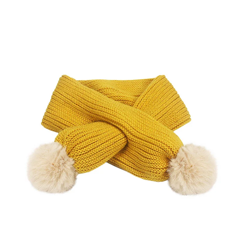 Детский комплект из шапки и шарфа с помпоном | Наборы шарфов шапок перчаток