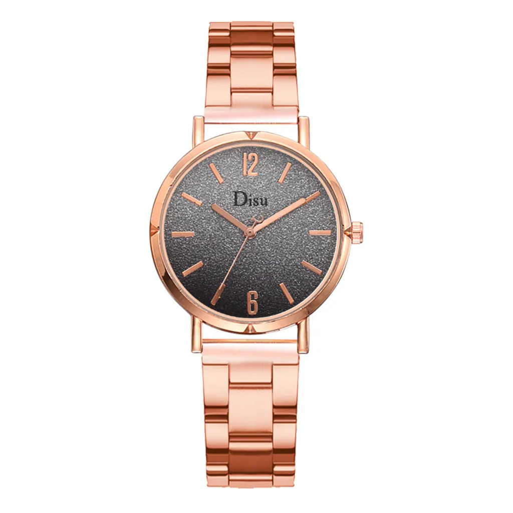 

Luxury Wrist Watches for Women Frosted Disc Fashion Monochrome Simple Digital Steel Strap Strap Ladies Watch montre femme