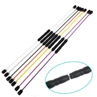 detachable flexi bar musculation training stick fitness equipment elastic vibrating trempel tremor rod rubber handle yoga wand
