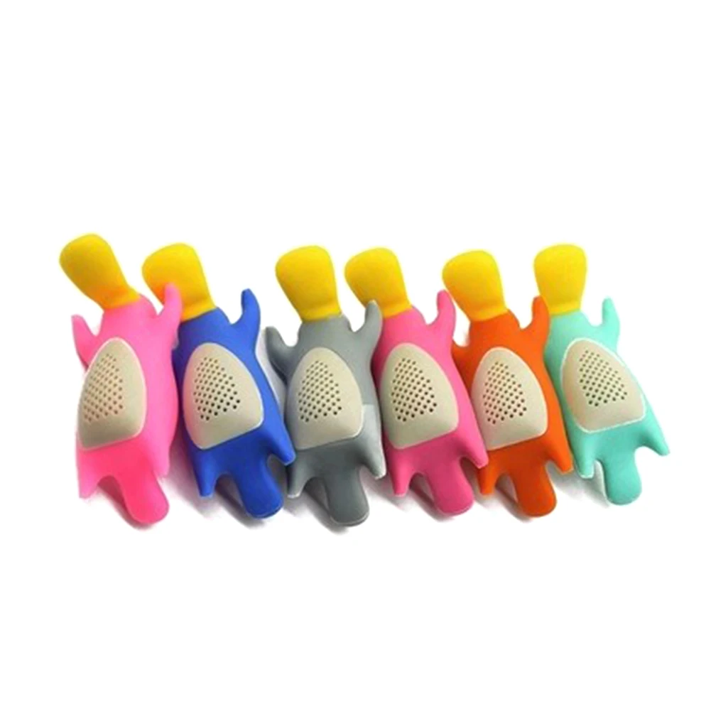 Высокое качество креативные милые Утконос Чай фильтр силиконовый лист Infuser