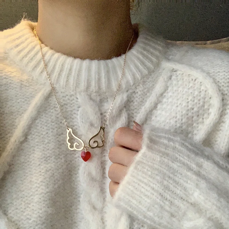 Новинка 2020 лидер продаж модные Романтические красные крылья любви милая девушка