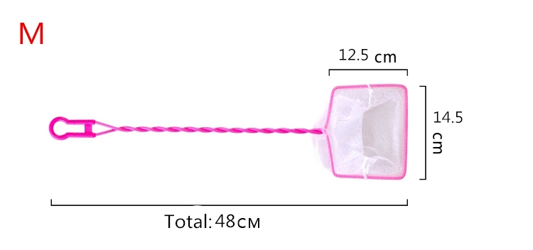 Круглая рыболовная сеть Аквариумная Рыбка инструмент для улова ручка сетка