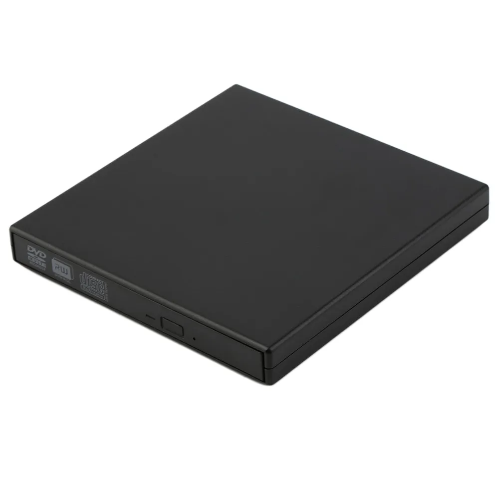 Супер тонкий USB 2,0 внешний CD+-RW DVD+-RW DVD-RAM Пишущий привод для ноутбука PC продвижение белый черный