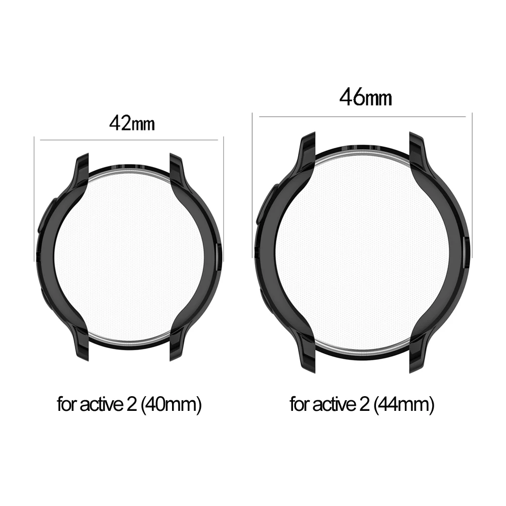 Мягкий чехол для часов из ТПУ с прозрачным покрытием Полностью покрывающий