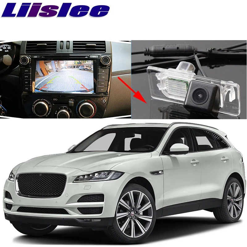 

Камера заднего вида Liislee для автомобилей Jaguar F-Pace FPace X761 2016 ~ 2020, с разъемом RCA