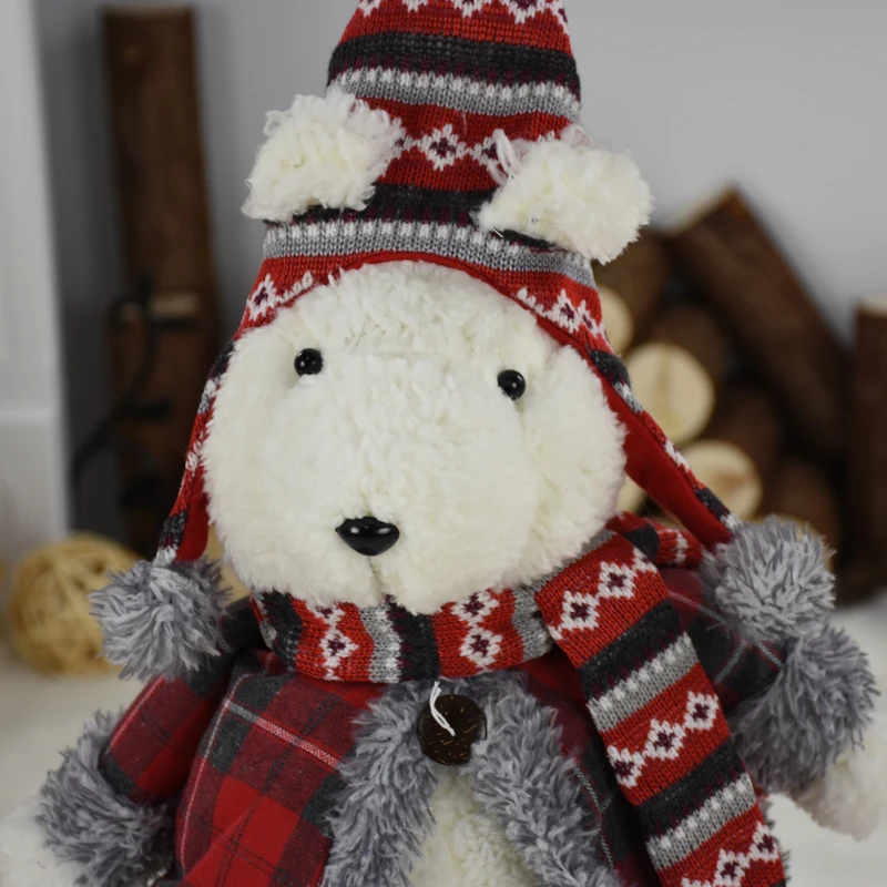 Большие navidad куклы мышки рождественские украшения Navidad фигурка медведь рождественские украшения для дома год adornos de navidad