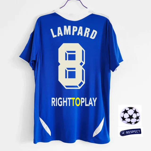 

RETRO SOCCER JERSEY 2011 2012 HOME LAMPARD DROGBA TORRES BLUE FOOTBALL SHIRTS UNIFORMS IN STOCK