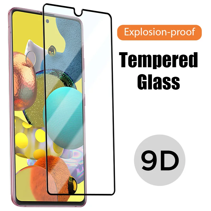 

Protective 9D Tempered Glass for Galaxy A50 A70S A40 A30S A20e A10e Screen Protector for Samsung A51 A71 5G A41 A31 A21S A11 A01