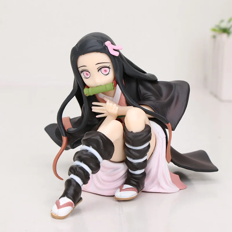 6 without box 16 см Kamado Tanjirou Kamado Nezuko Фигурка Игрушка Аниме демон убийца Kimetsu no Yaiba ПВХ фигурка модель игрушки - Цвет: 6 without box