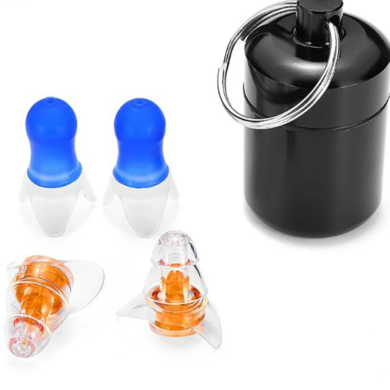 Силиконовые затычки для ушей высокоточные беруши сна многоразовые с