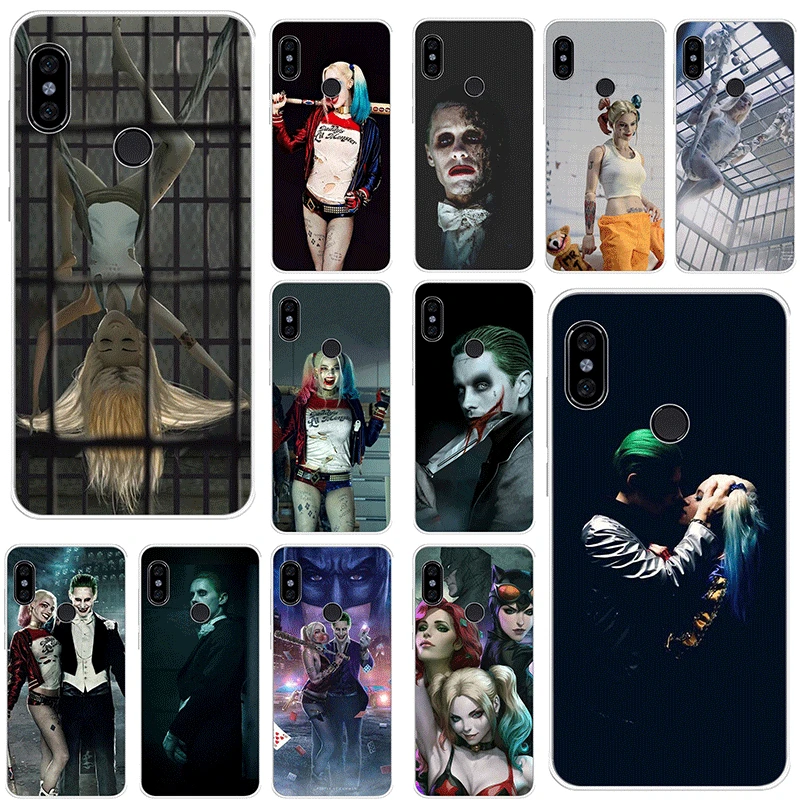Мобильный телефон чехол для Xiaomi Redmi Note 4 4X 3 5 6 7 Pro 5A Жесткий Чехол Harley Quinn отряд