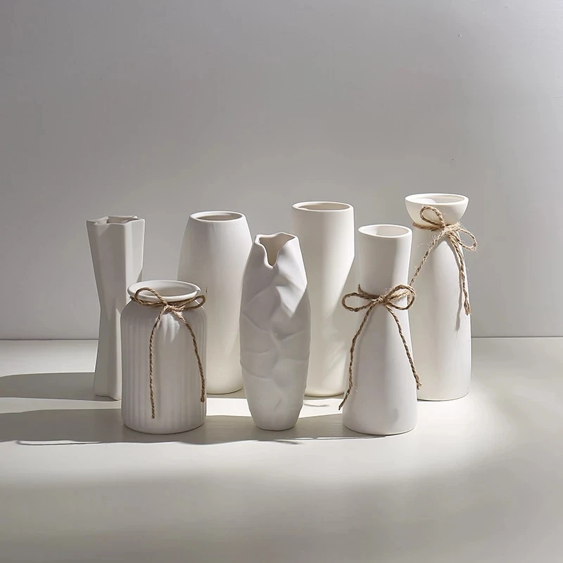 

Modern minimalist ceramic vase dried flower flower arrangement handicraft ornaments