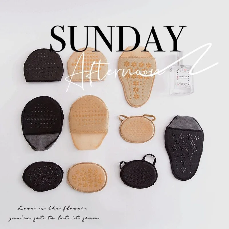 Носки женские на высоком каблуке Нескользящие не оставляющие пота незаметные