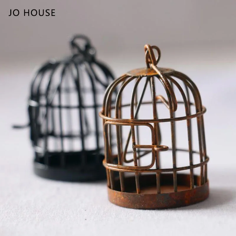 

JO HOUSE Mini Birdcage 1:12 1:6 Dollhouse Minatures Model Dollhouse Accessories