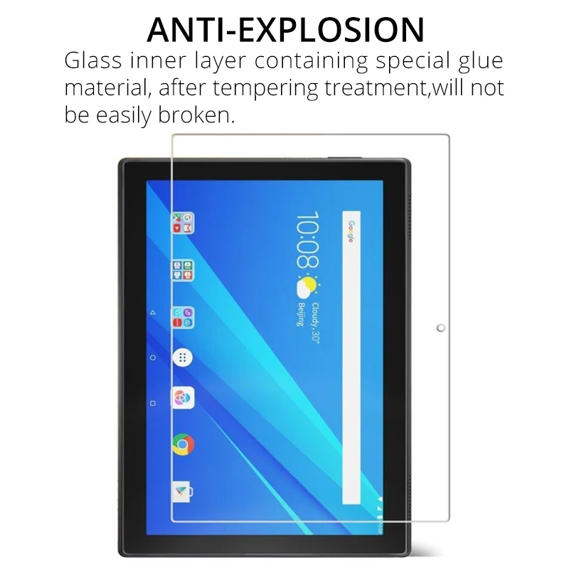 Защита экрана из закаленного стекла для Lenovo Tab M10 Plus 10 3 ТБ X606 TB X605 P10 E10 1 M8 8 0 M7 7 4