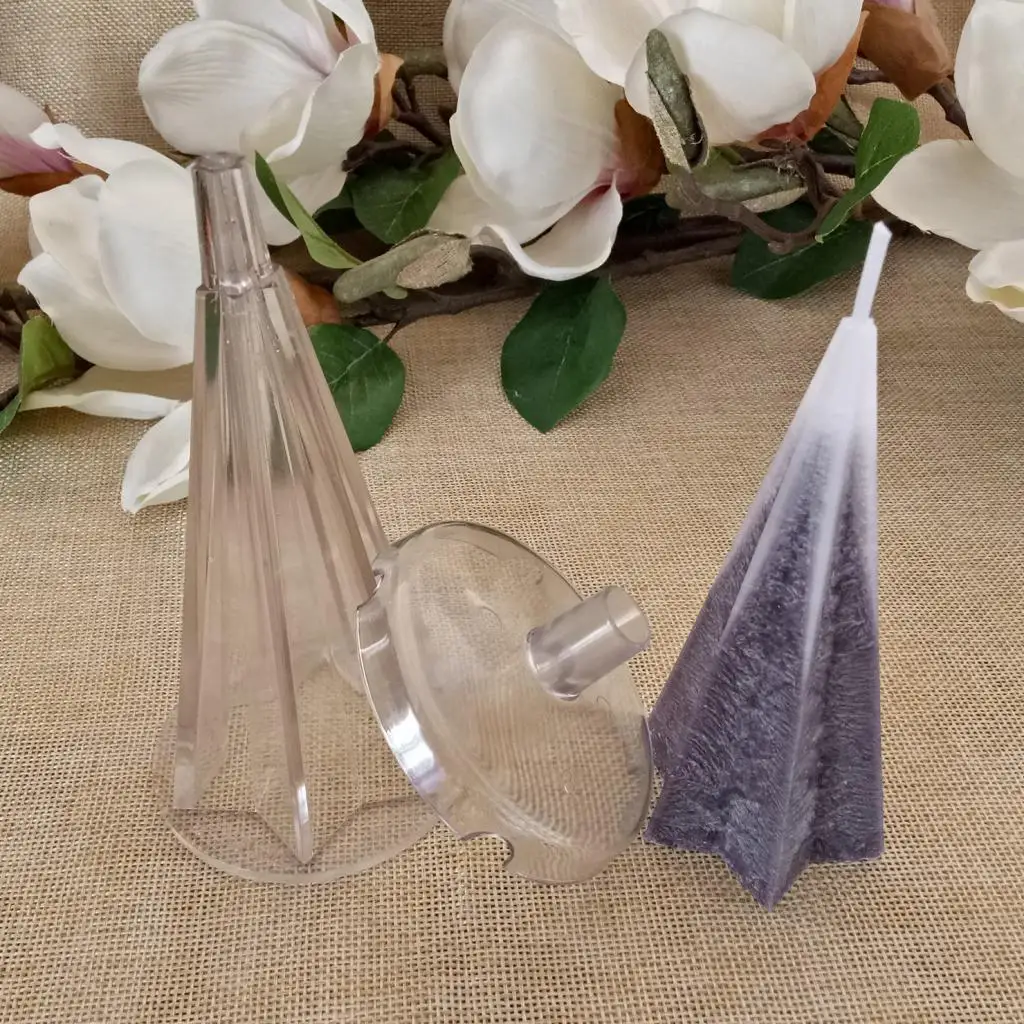 

DIY конусная пентагональная Шестигранная форма стандартная Полимерная глина ручная работа форма для изготовления свечи мыла