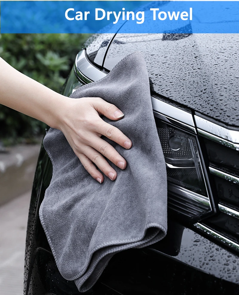 

3/5/10 pcs Extra Soft Car Wash Microfiber Towel Car Cleaning Drying Cloth Car Care Cloth Detailing Car Washing Towel Accessories