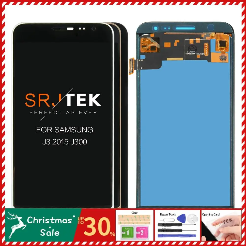 Гарантия 5 0 '񟡰x720 TFT lcd для SAMSUNG Galaxy J3 2015 дисплей J300 J300F J300H сенсорный экран