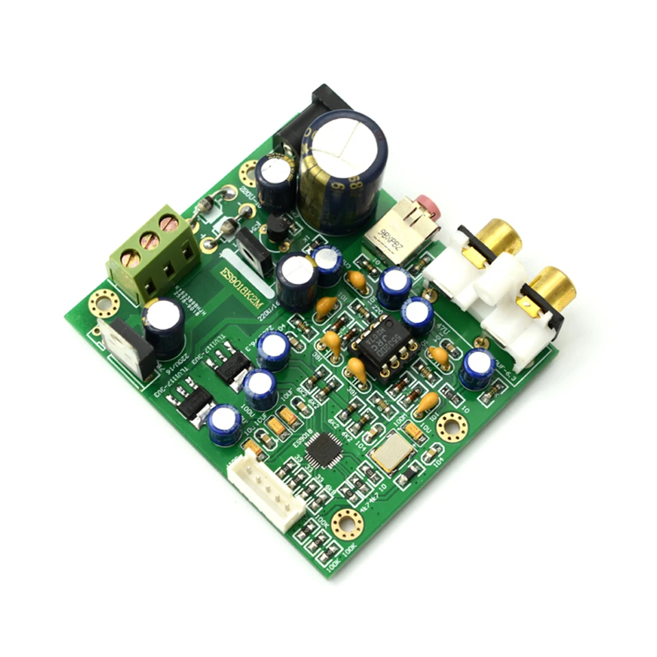 Lusya ES9018K2M ES9018 I2S Входная декодирующая плата фрезерная пластина HIFI DAC поддерживает