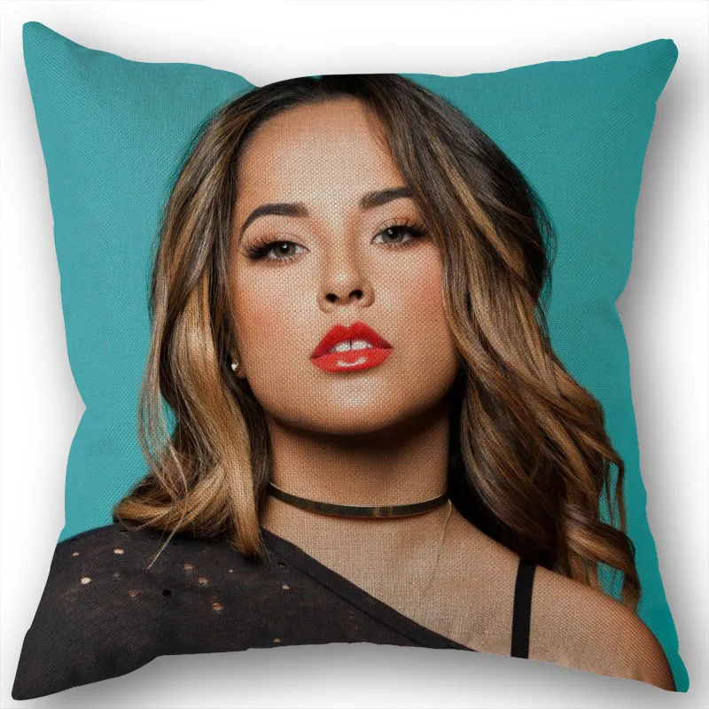 

Custom Becky G Cotton Linen Square Zippered Pillow Cover For Office Family Customize Your Picture 45*45cm DIY