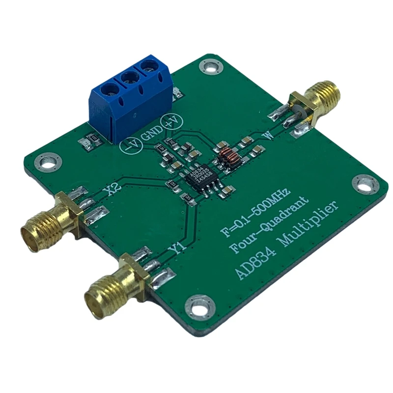 

RF Mixer Module AD834 Amplitude Phase Detection Module 0.1-500MHz RF Multiplier Mixer Frequency Development Board