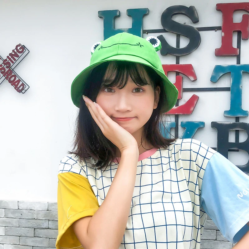 

Frog Bucket Hat For Women Adult Kids Panama Frog Baseball Cap Cover Foldable Fisherman Hats Frog Hat For Hunting Fishing Outdoor