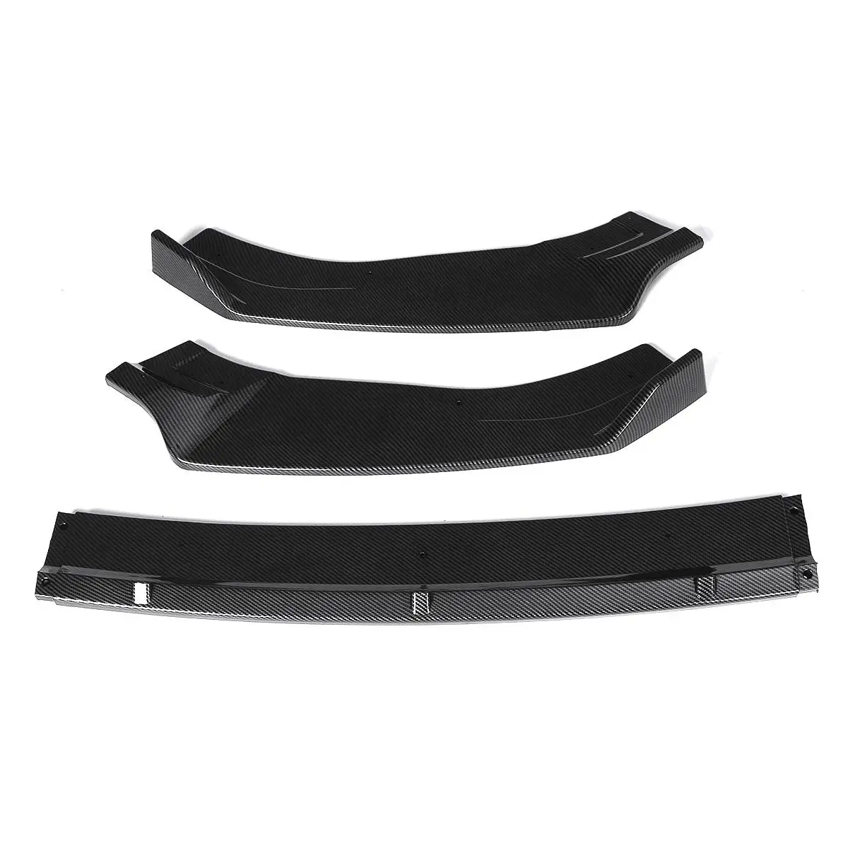 Разветвитель переднего бампера для автомобиля 3 шт. спойлер Volkswagen Golf MK7 MK7.5 GTI R GTD