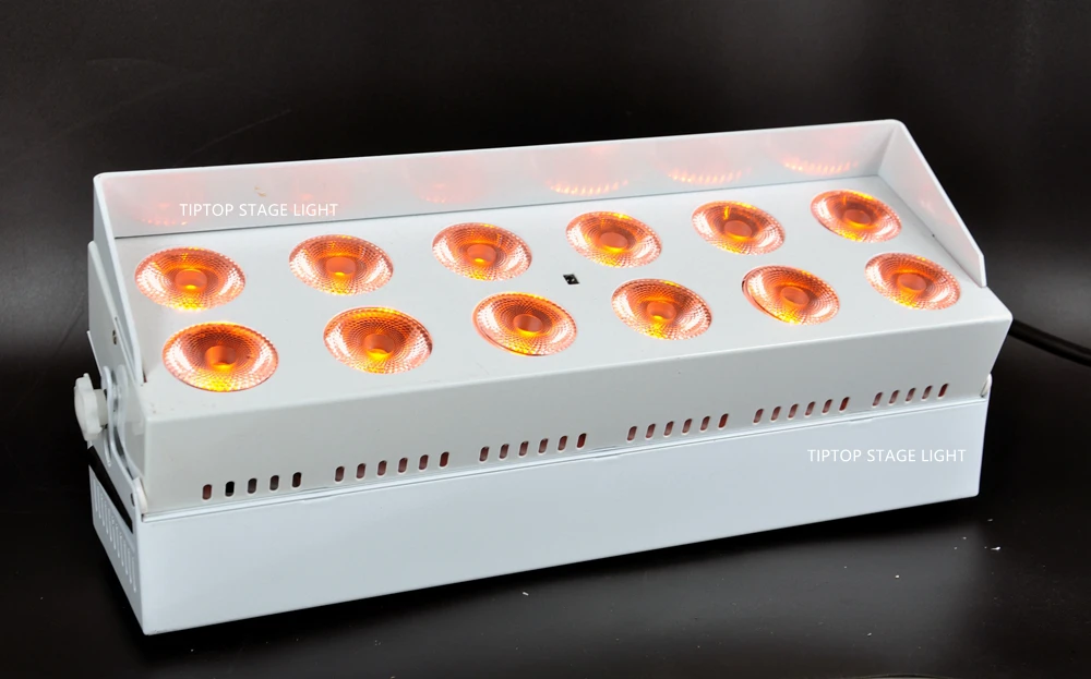 Tiptop сценический прожектор TP-G3037-6IN1 12x18 Вт Tyanshine RGBWA UV 6 цветов DMX батарея беспроводной светодиод настенная шайба Свет белый/черный
