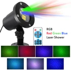 RGB движущаяся звезда неба, Рождественский лазерный светильник, дистанционный проектор, садовый светильник для газона, уличный водонепроницаемый Рождественский елки, декоративный светильник для душа