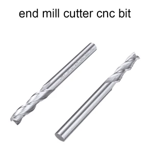 Концевая фреза Mayitr из быстрорежущей стали с 3 канавками и хвостовиком 6 мм для электроинструментов, 1 шт.