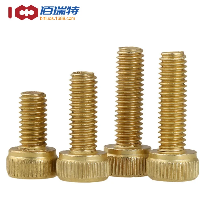 Brass hexagon socket head bolt M2M2.5M3*4X5/6/8/10/12/16/20 50Pcs | Обустройство дома