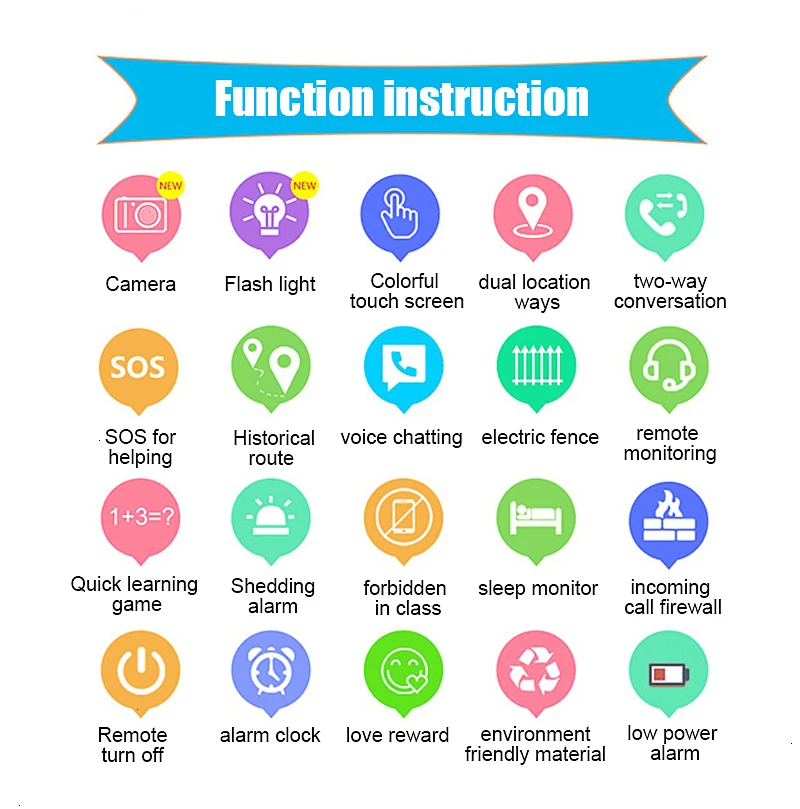 COXRY Smart Watch Kids Gps With Camera Flashlight Baby Watch SOS Call Location Device Tracker For Children Safe PK Q100 Q90 Q60