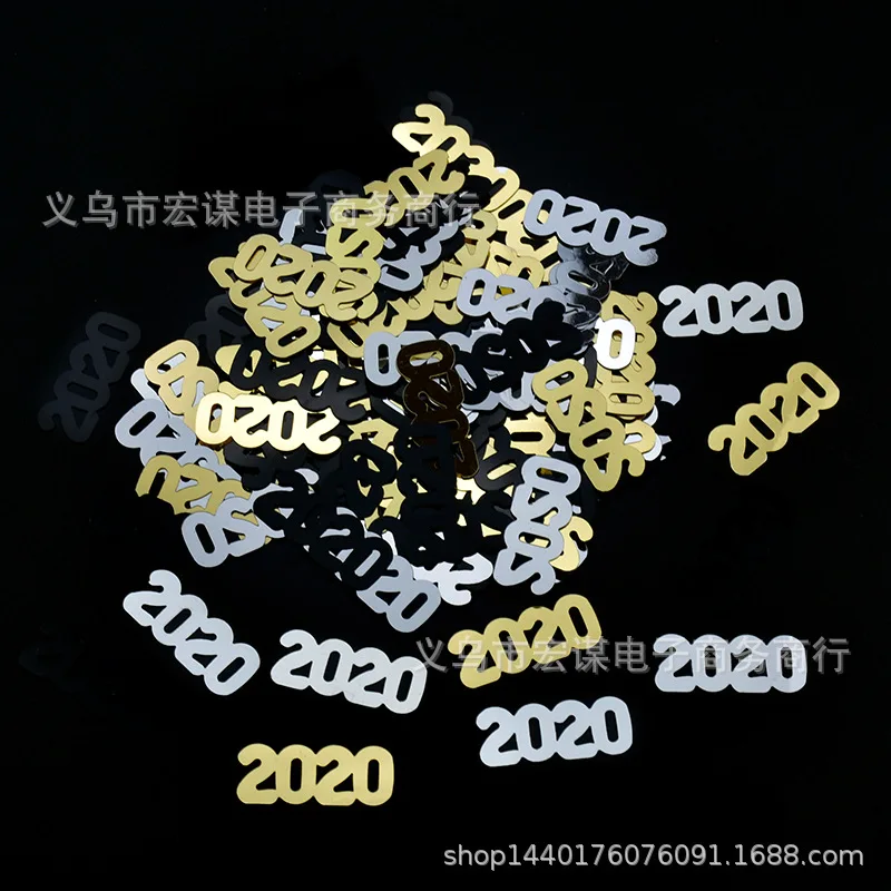 Счастливый новый год 2020/Счастливого Рождества/15 грамм блестки ПВХ плоские для DIY