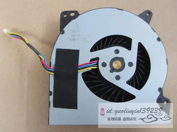 

G750JH KSB0612HB-B302 DC 12V 0.4A 4-Wire Laptop Cooling Fan