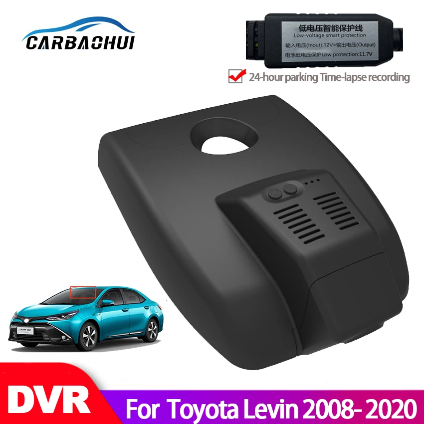 Автомобильный видеорегистратор Wi Fi для Toyota Levin 2008 2019 2020 высокое качество ночное