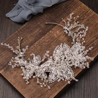 luxury silver color rhinestone crystal women headbands tiaras hairbands wedding hair jewelry elegant hair accessories gifts