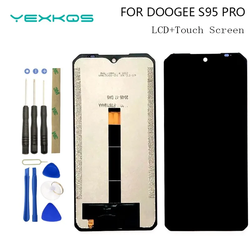 Новый оригинальный ЖК-дисплей Doogee S95 Pro и телефон диагональю 6,3 дюйма для замены экрана Doogee S95Pro
