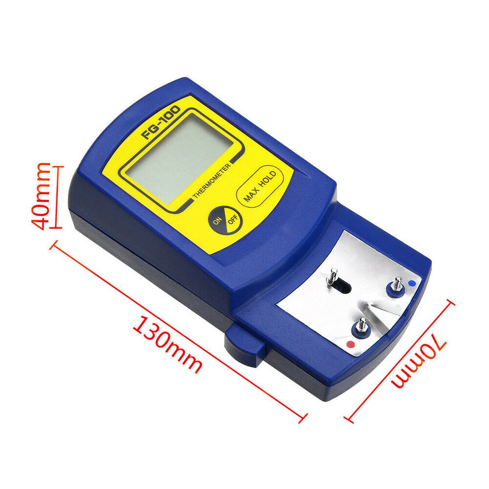 Цифровой термометр паяльник тестер температуры ЖК дисплей 0 700 градусов Цельсия